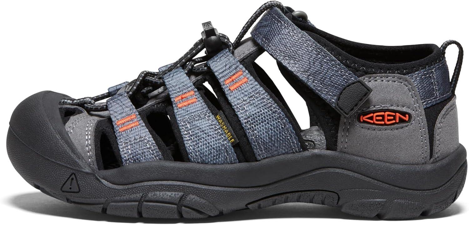 imageKEEN UnisexChild Newport H2 Closed Toe Water SandalsSteel GreyBlack