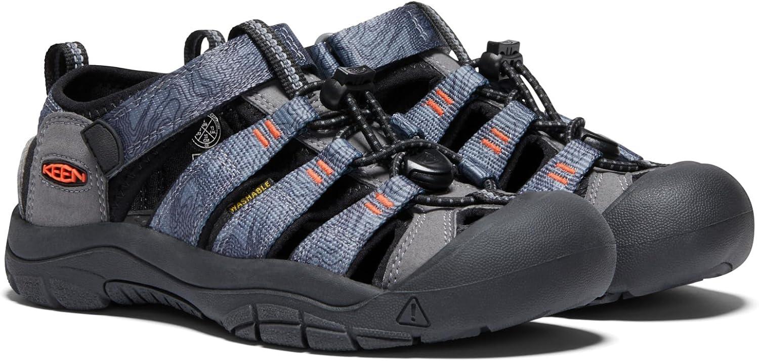 imageKEEN UnisexChild Newport H2 Closed Toe Water SandalsSteel GreyBlack