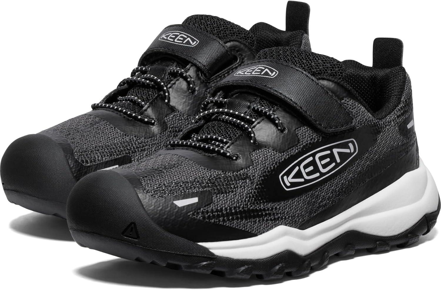 imageKEEN UnisexChild Wanduro Speed Breathable Comfortable Lightweight Easy onBlackVapor