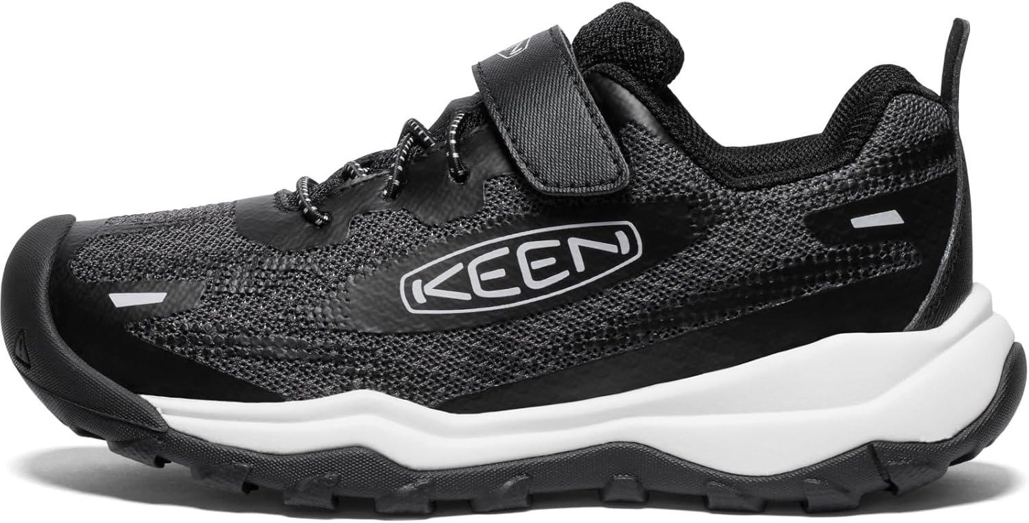 imageKEEN UnisexChild Wanduro Speed Breathable Comfortable Lightweight Easy onBlackVapor