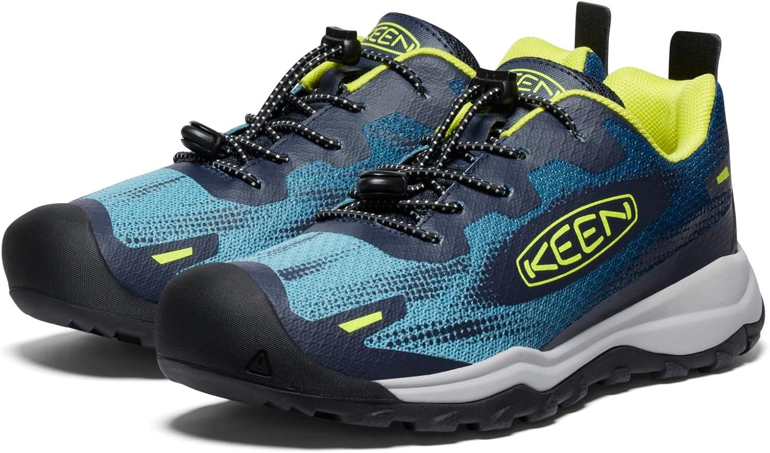 imageKEEN UnisexChild Wanduro Speed Breathable Comfortable Lightweight Easy onLegion BlueEvening Primrose