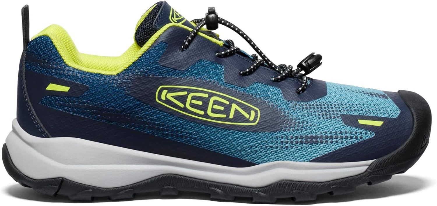 imageKEEN UnisexChild Wanduro Speed Breathable Comfortable Lightweight Easy onLegion BlueEvening Primrose