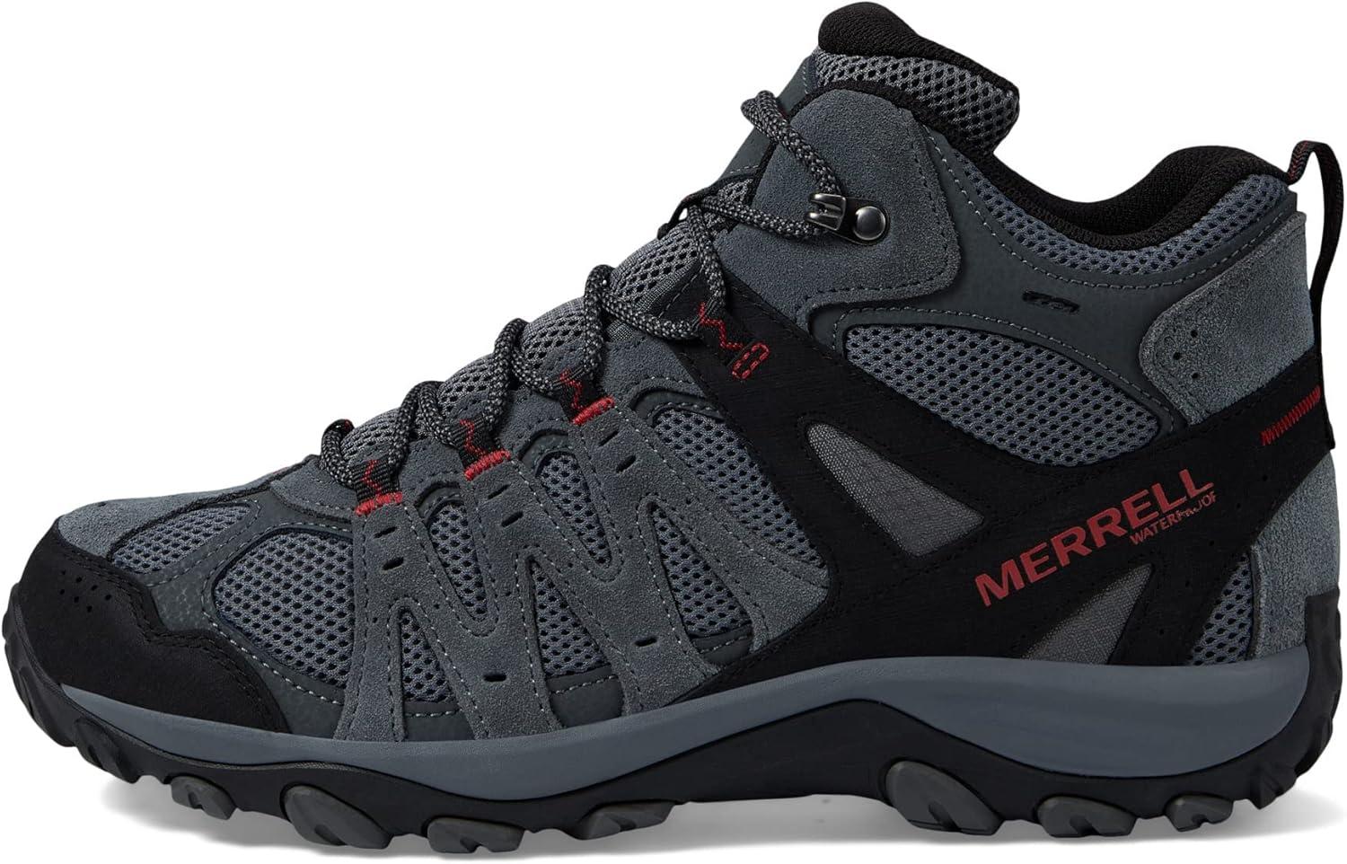 imageMerrell Mens Accentor 3 Mid Waterproof Hiking BootRock