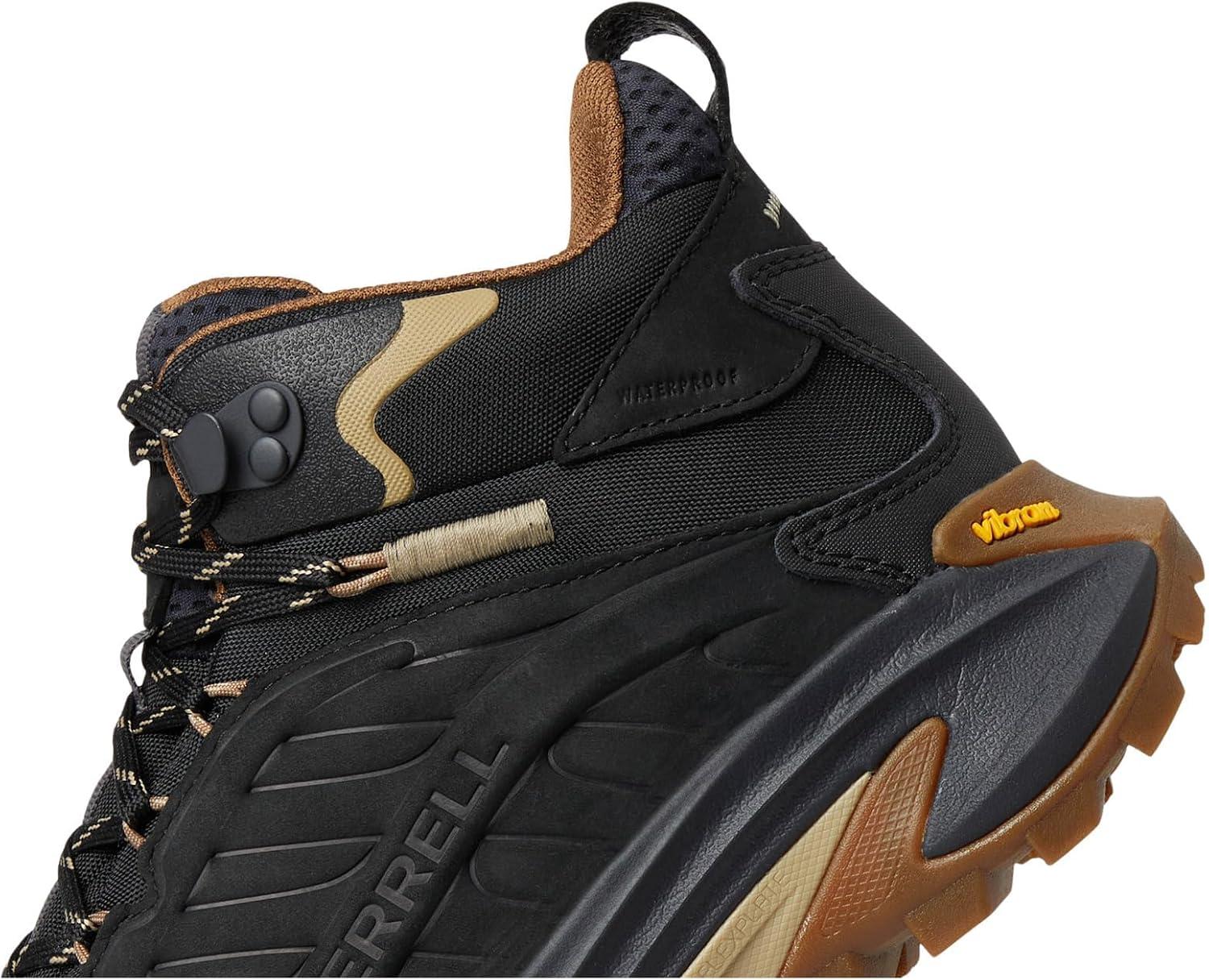imageMerrell mens Moab Speed 2 Leather Mid WaterproofBlack