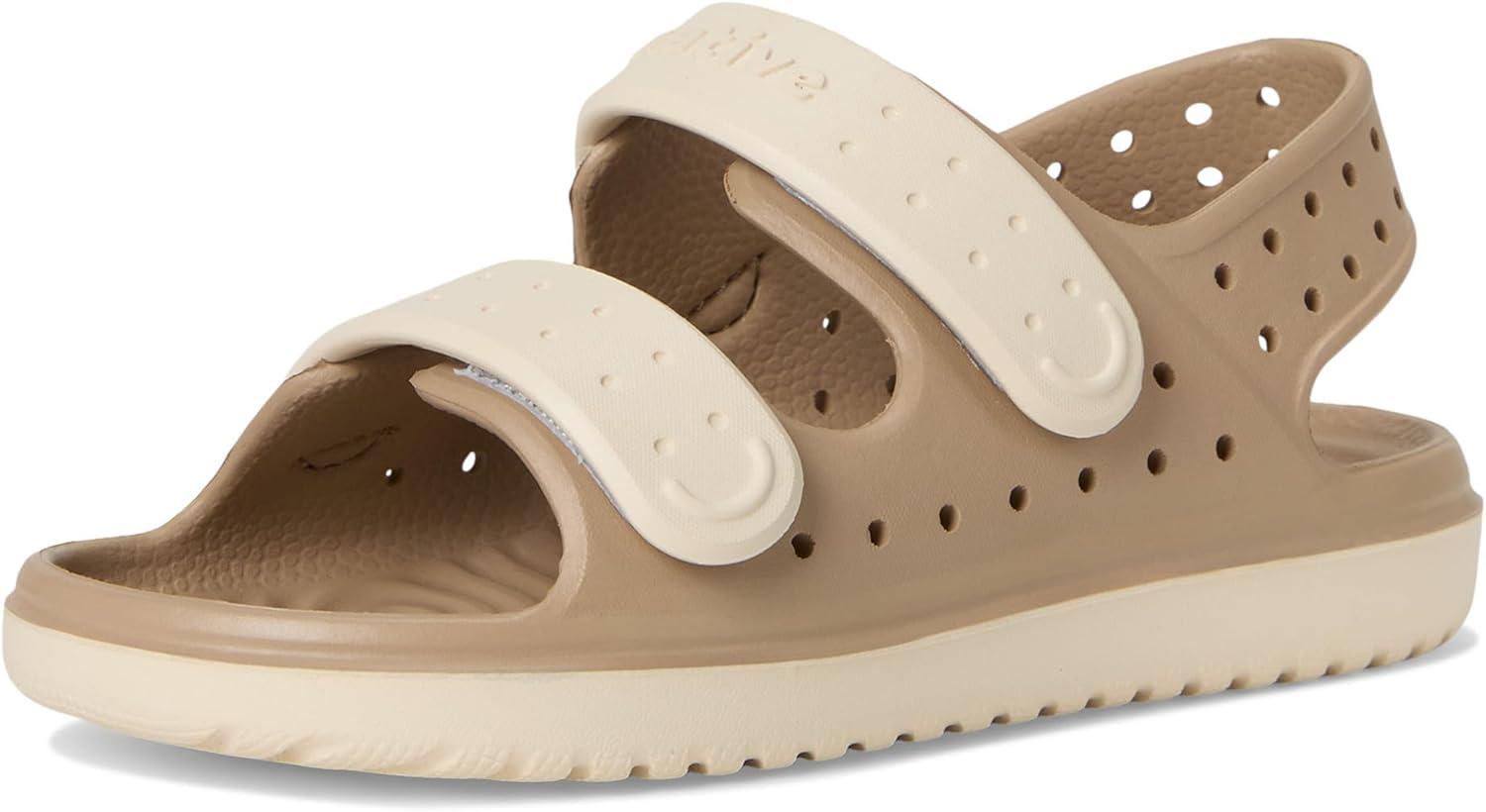 imageNative Shoes unisexchild Chase Little KidBig KidFlax TanBone White