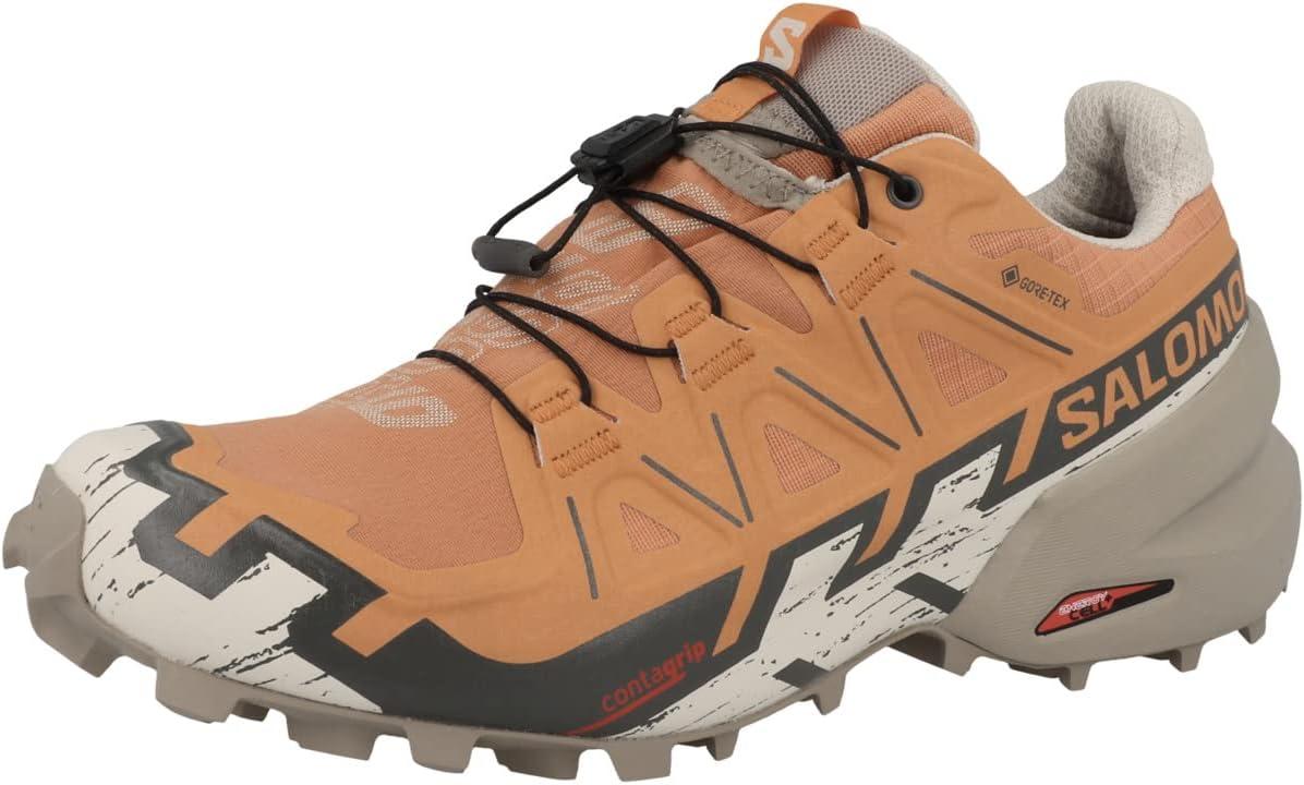 imageSalomon Womens Running ShoesCoral Gold Vintage Khaki Rainy Day