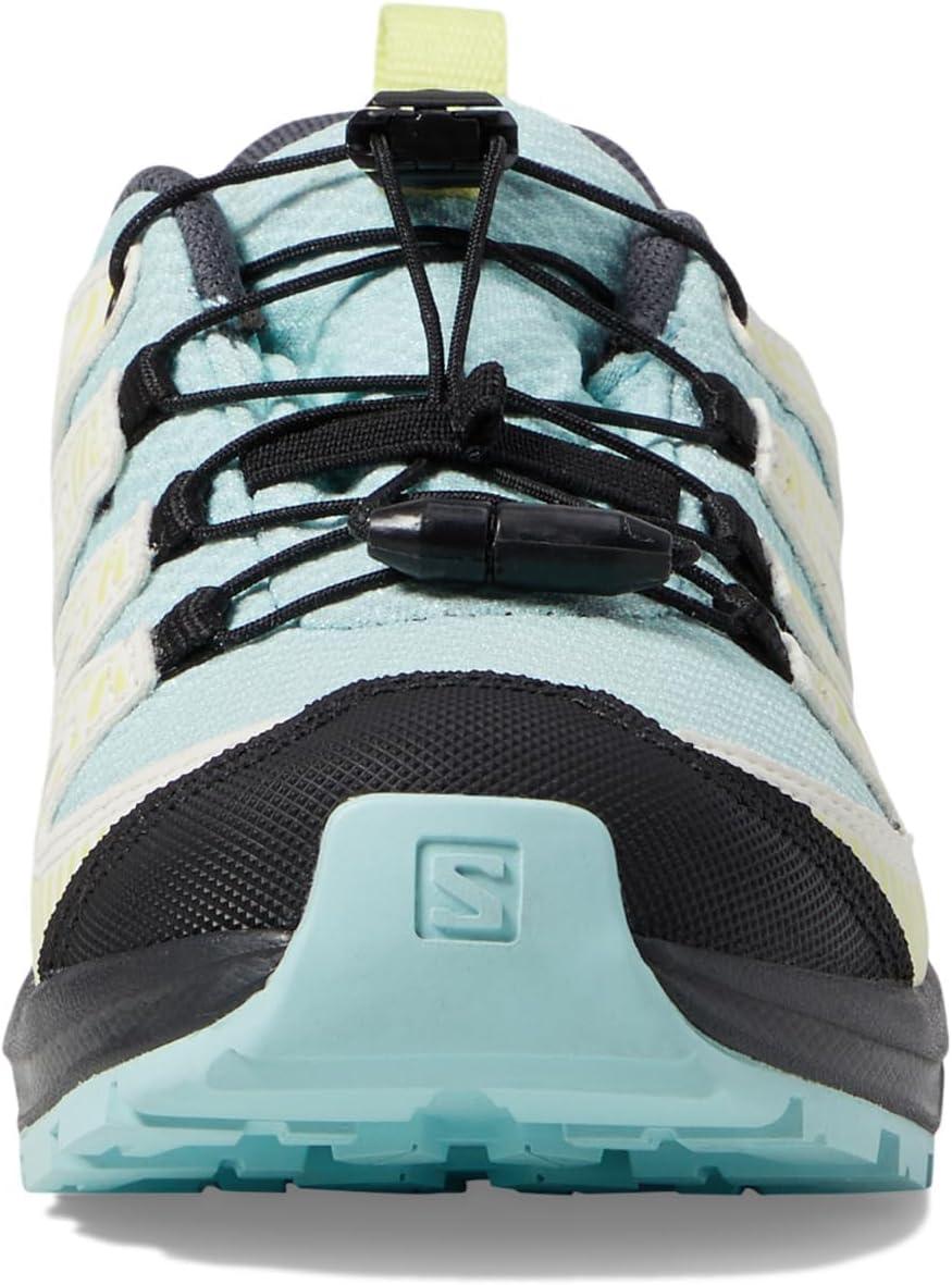 imageSalomon XA Pro V8 CSWP J Shoes for Kids Synthetic and Textile Upper Lining Footbed Heel Pull TabTanager Turquoise