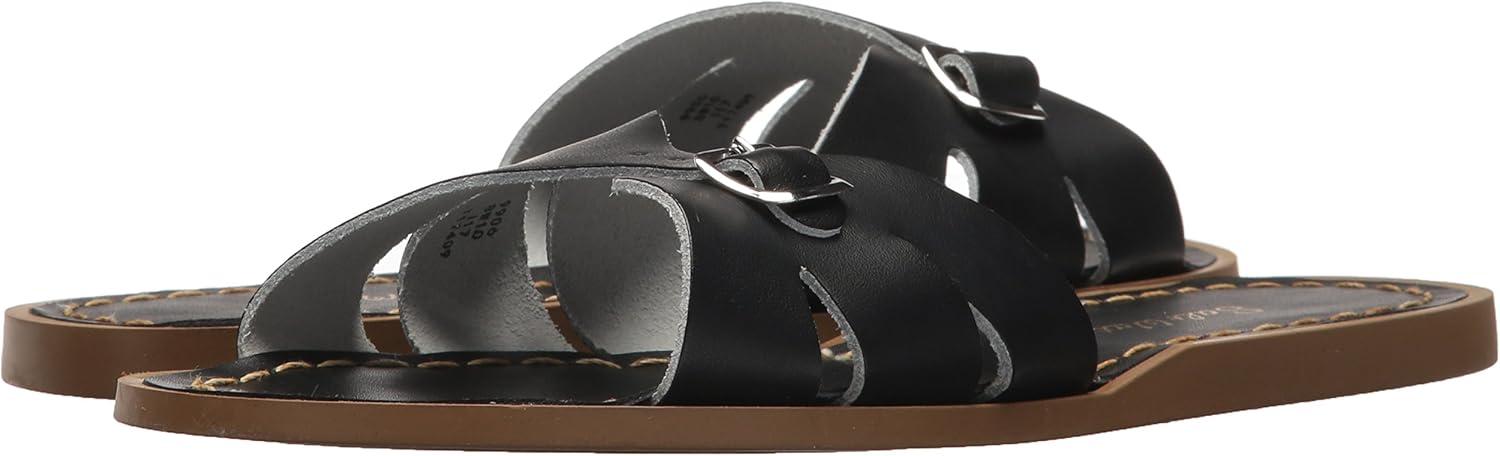 imageSaltwater by Hoy Womens Classic Slide Flat SandalBlack