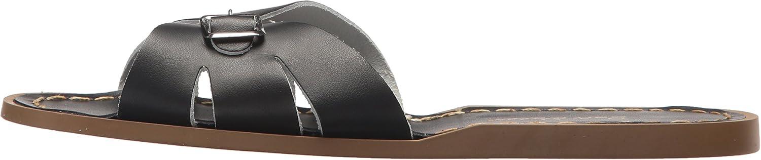 imageSaltwater by Hoy Womens Classic Slide Flat SandalBlack