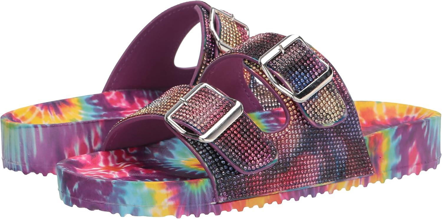 imageSteve Madden Girls Shoes Leena Slide SandalTiedye