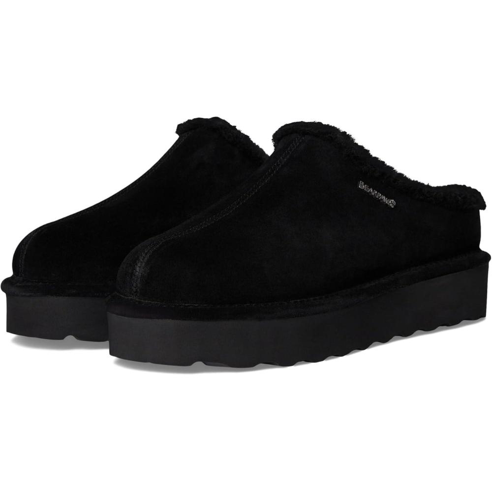 imageBEARPAW Womens Izzy Platform Lo SlipperBlack Ii