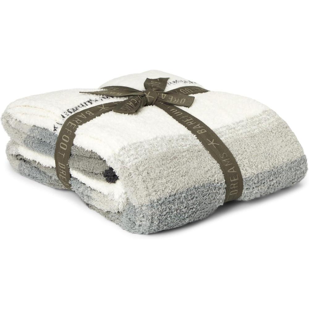 imageBarefoot Dreams Unisex CozyChic Ombre Sarape Throw Loden Multi Double
