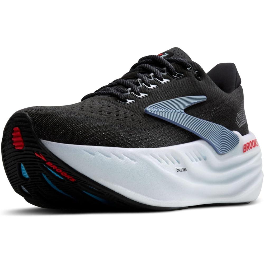 imageBrooks Mens Glycerin Max Neutral Running ampamp Walking ShoeBlackEbonyWinter Sky