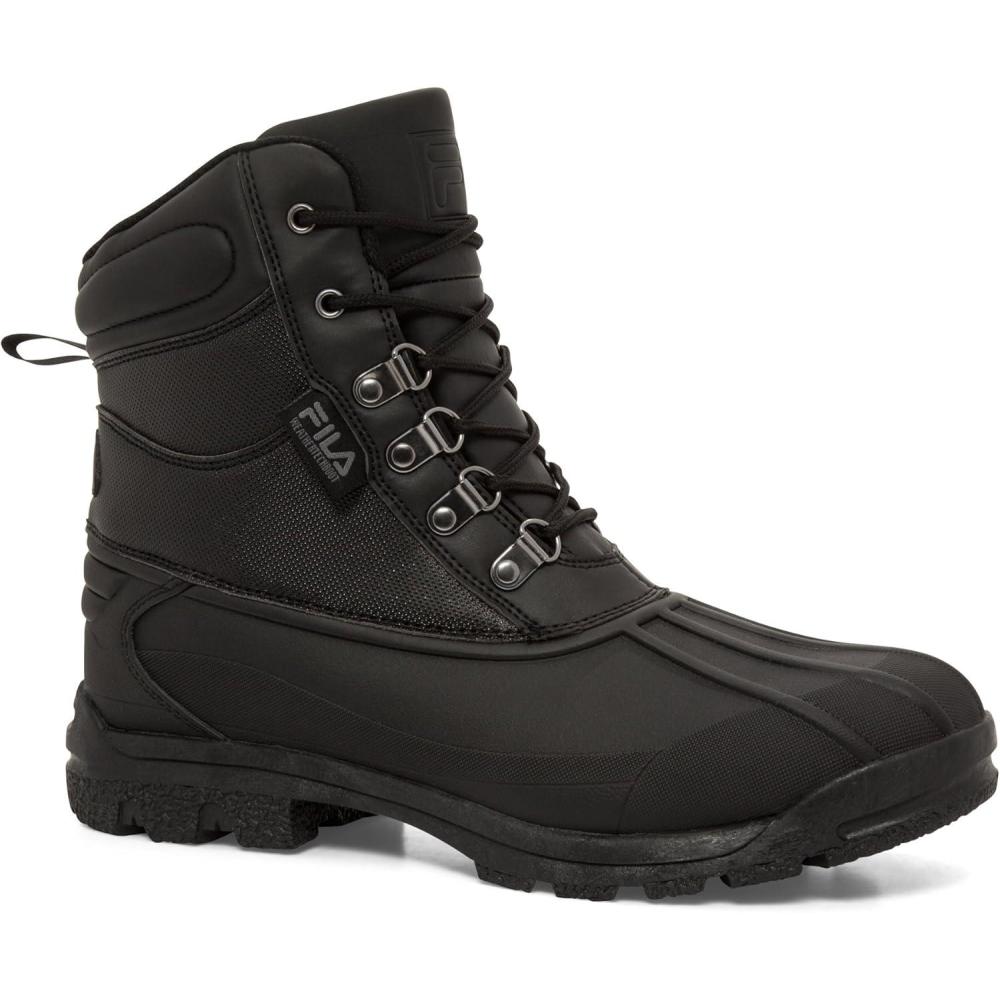 imageFila Mens Weathertech Extreme Walking ShoeBlackBlackGum