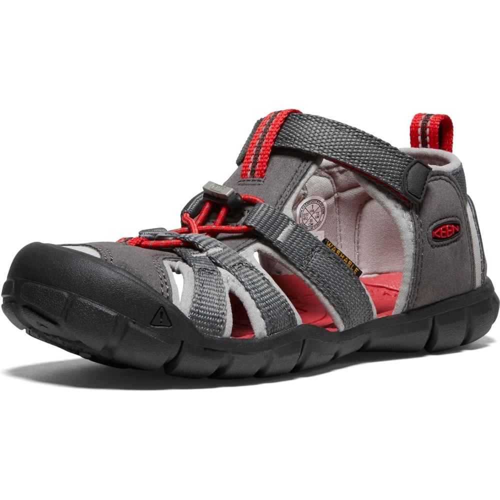 imageKEEN Boys Seacamp II CNX Sandal  Little KidMagnetDrizzle