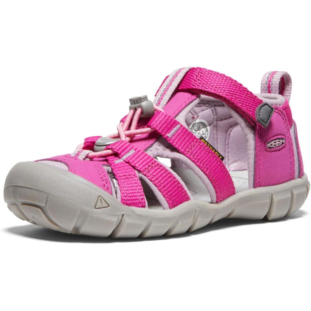 imageKEEN Boys Seacamp II CNX Sandal Little KidVery BerryDawn Pink