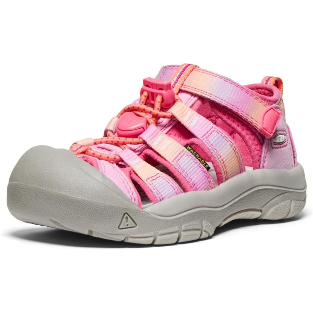 imageKEEN UnisexChild Newport H2 Closed Toe Water SandalsHot PinkOrchid Petal