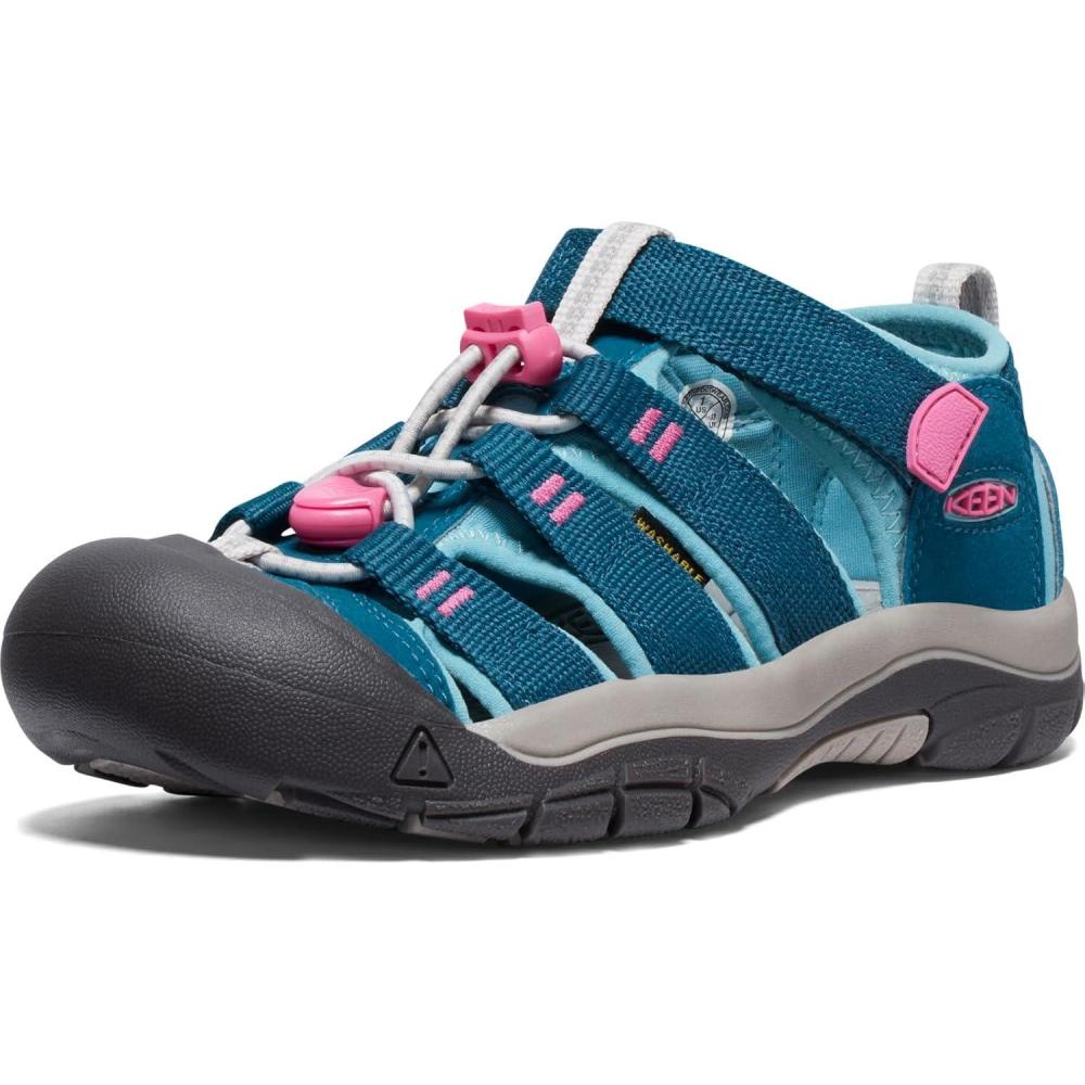 imageKEEN UnisexChild Newport H2 Closed Toe Water SandalsLegion BlueHot Pink