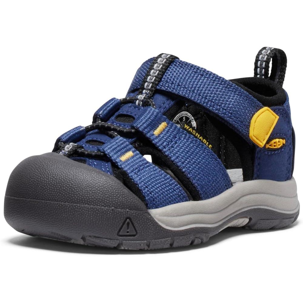 imageKEEN UnisexChild Newport H2 Closed Toe Water SandalsNaval AcademyKeen Yellow