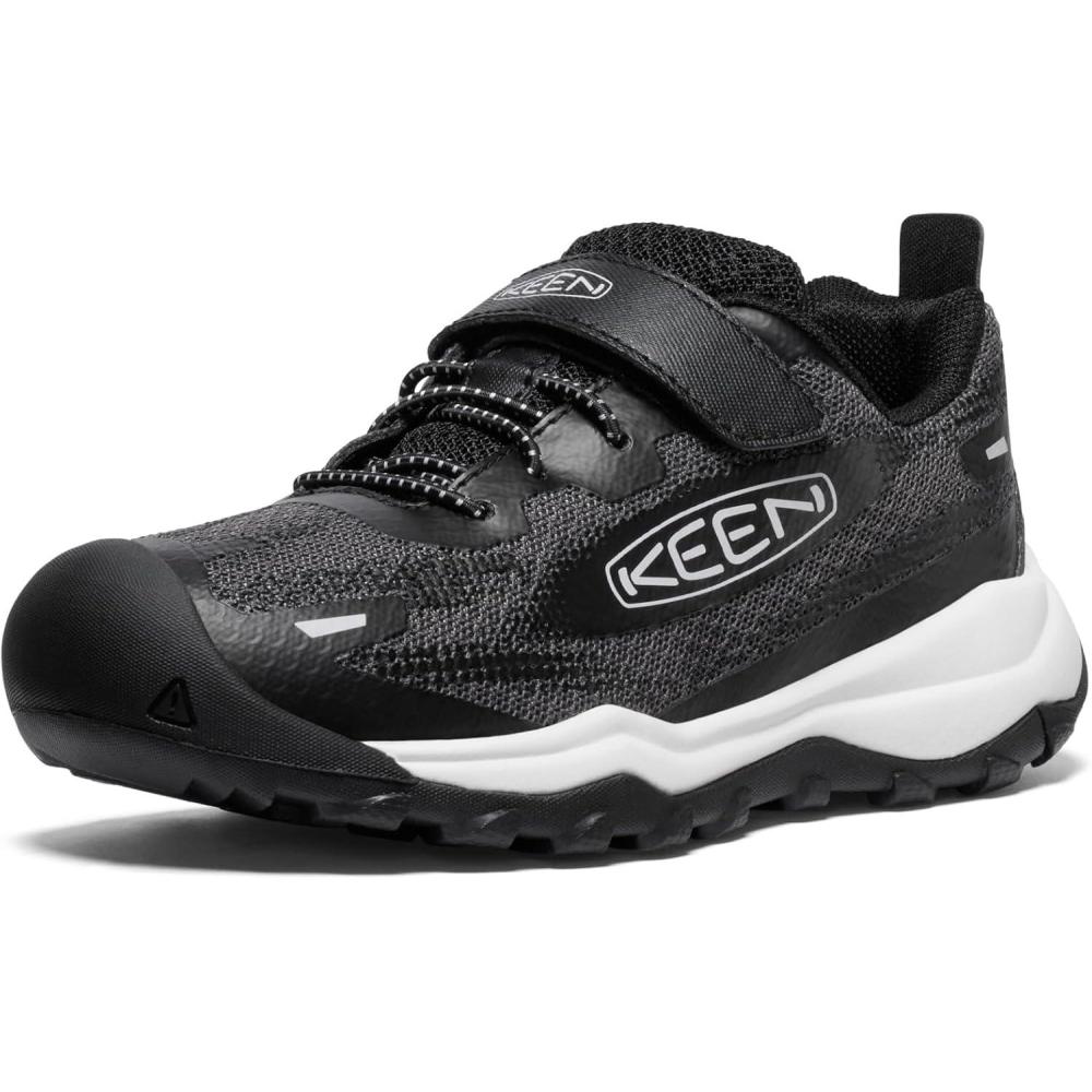 imageKEEN UnisexChild Wanduro Speed Breathable Comfortable Lightweight Easy onBlackVapor