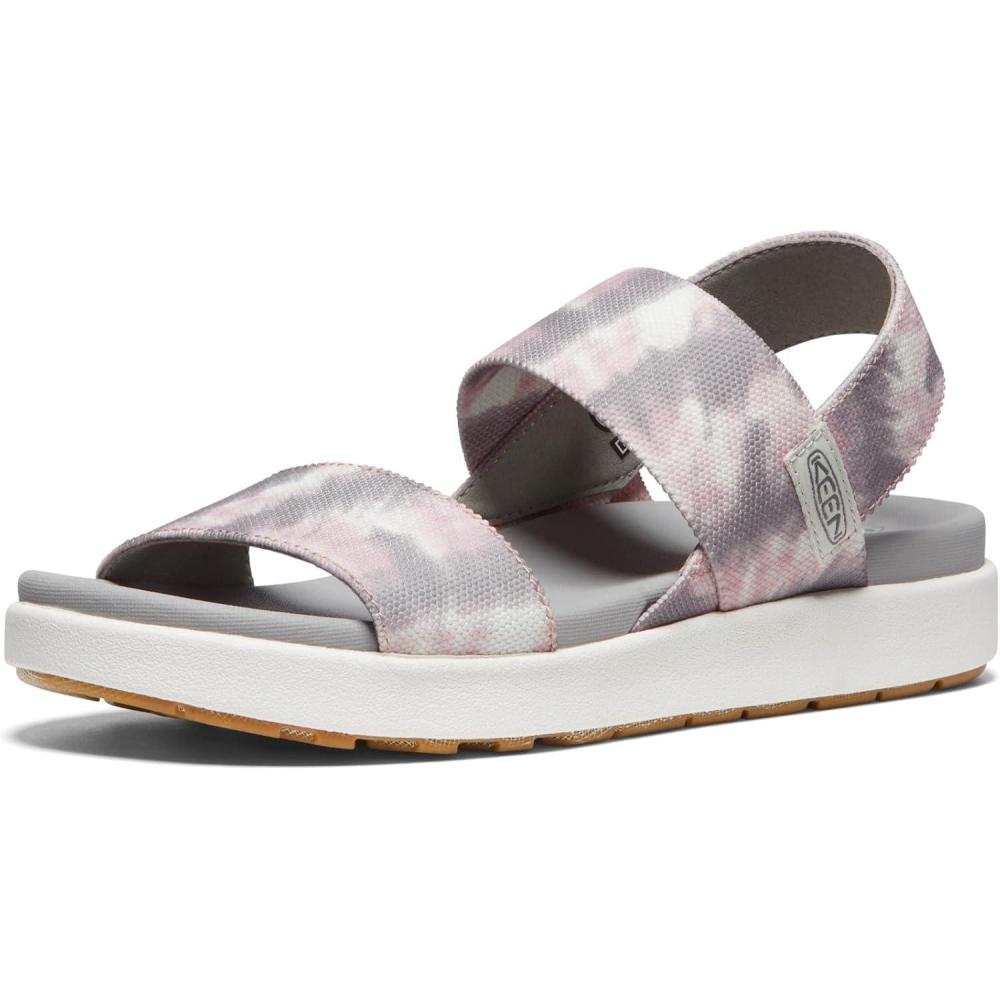 imageKEEN Womens Elle Backstrap SandalFawn Tie DyeStar White