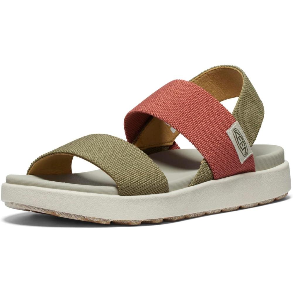imageKEEN Womens Elle Backstrap SandalMartini OliveBaked Clay