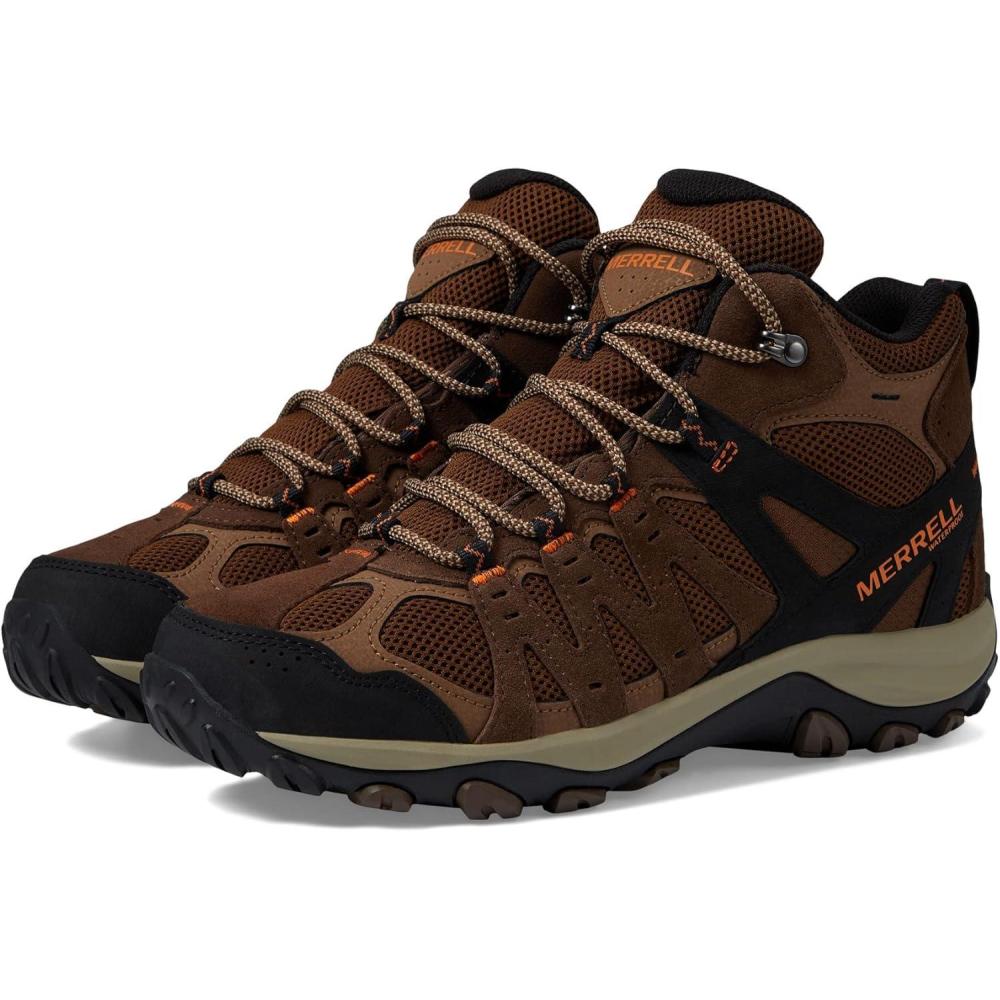 imageMerrell Mens Accentor 3 Mid Waterproof Hiking BootEarth