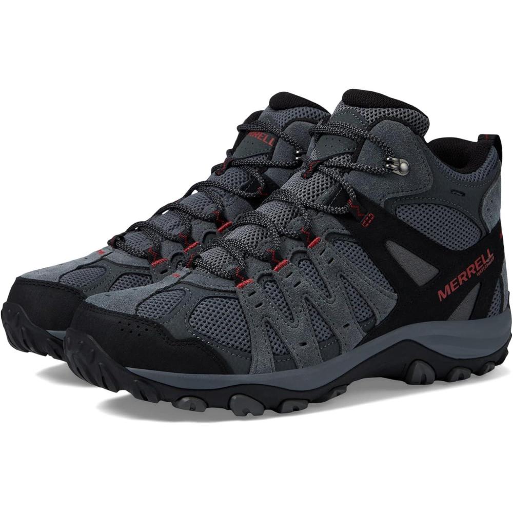 imageMerrell Mens Accentor 3 Mid Waterproof Hiking BootRock