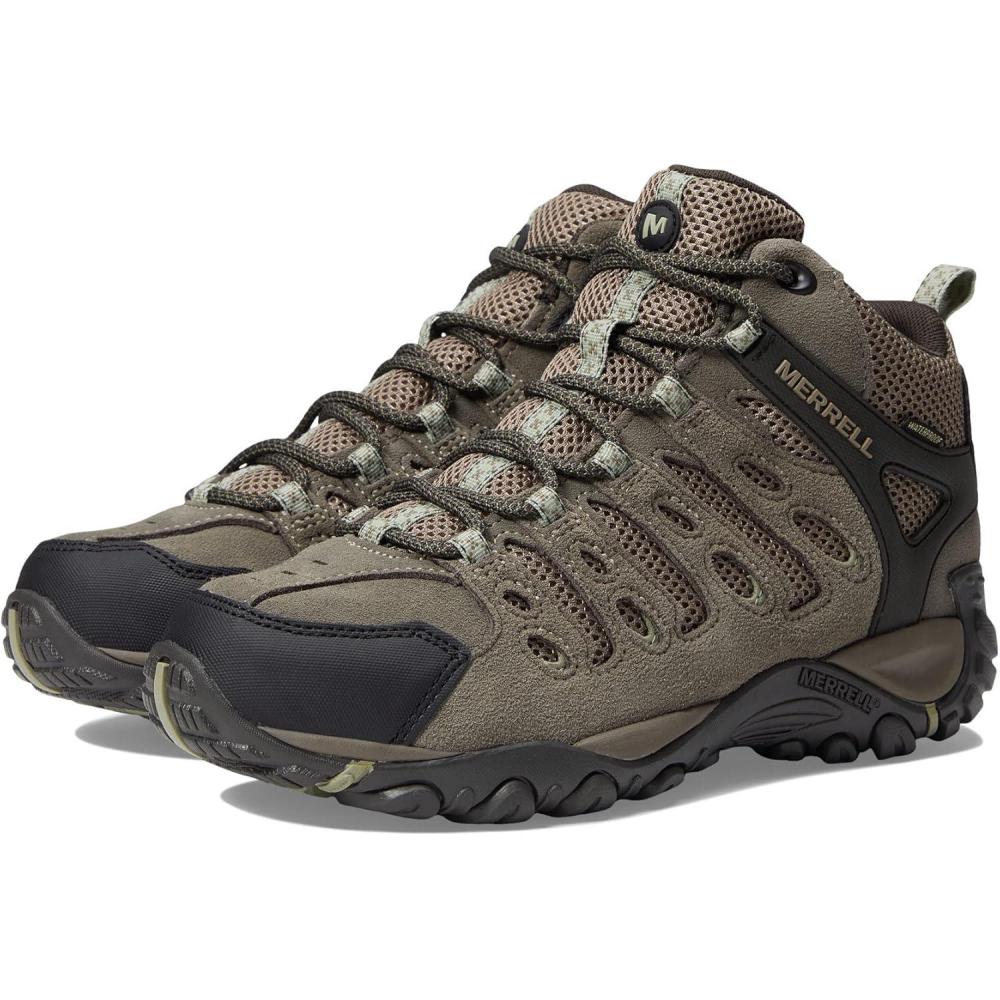 imageMerrell Mens Crosslander 2 Mid WP Hiking ShoeBrindleTea