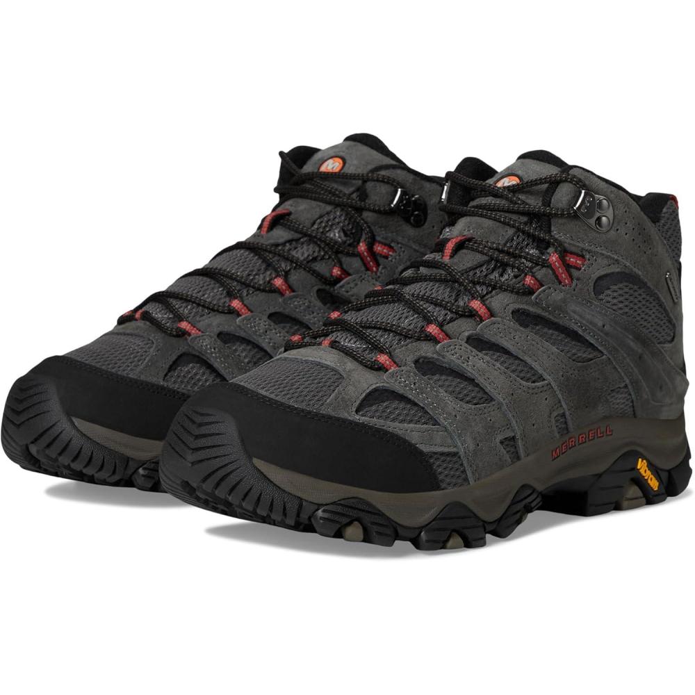 imageMerrell Mens Moab 3 Mid Waterproof Hiking BootNew Beluga
