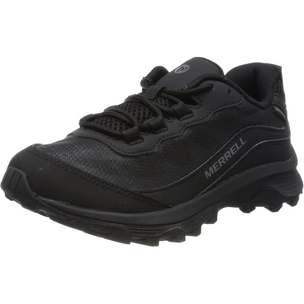imageMerrell UnisexChild Moab Speed Low WTRPFBlackBlackBlack
