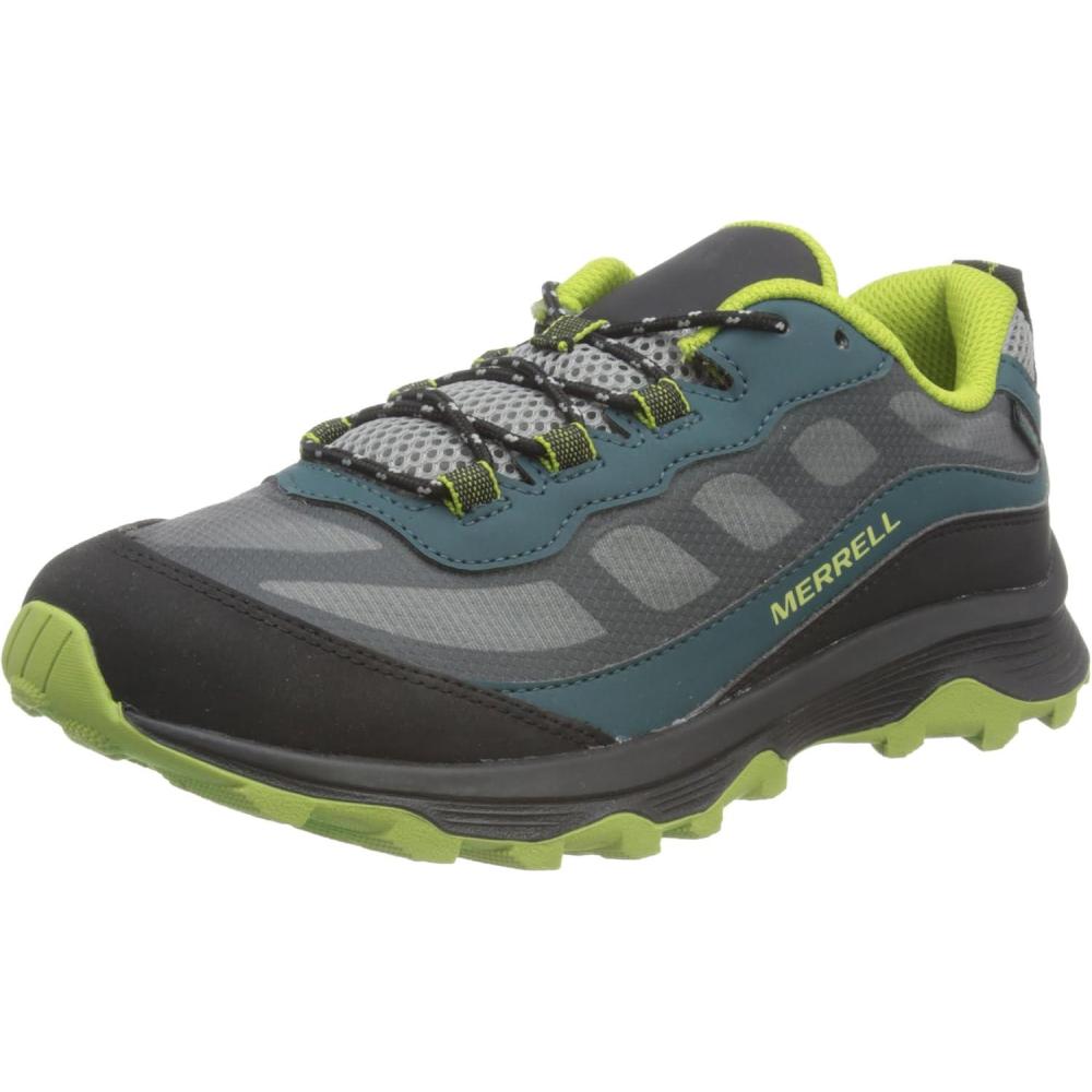 imageMerrell UnisexChild Moab Speed Low WTRPFDeep GreenBlack