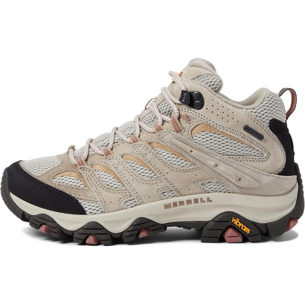 imageMerrell Womens Moab 3 Mid Waterproof Hiking BootsAluminum