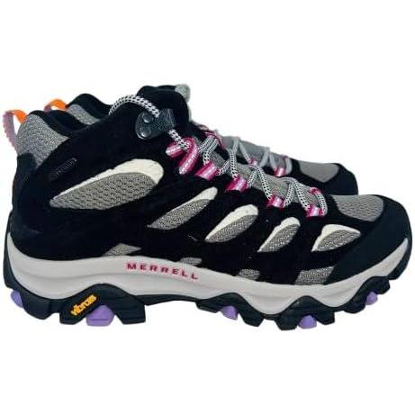 imageMerrell Womens Moab 3 Mid Waterproof Hiking BootsBlackOrchid