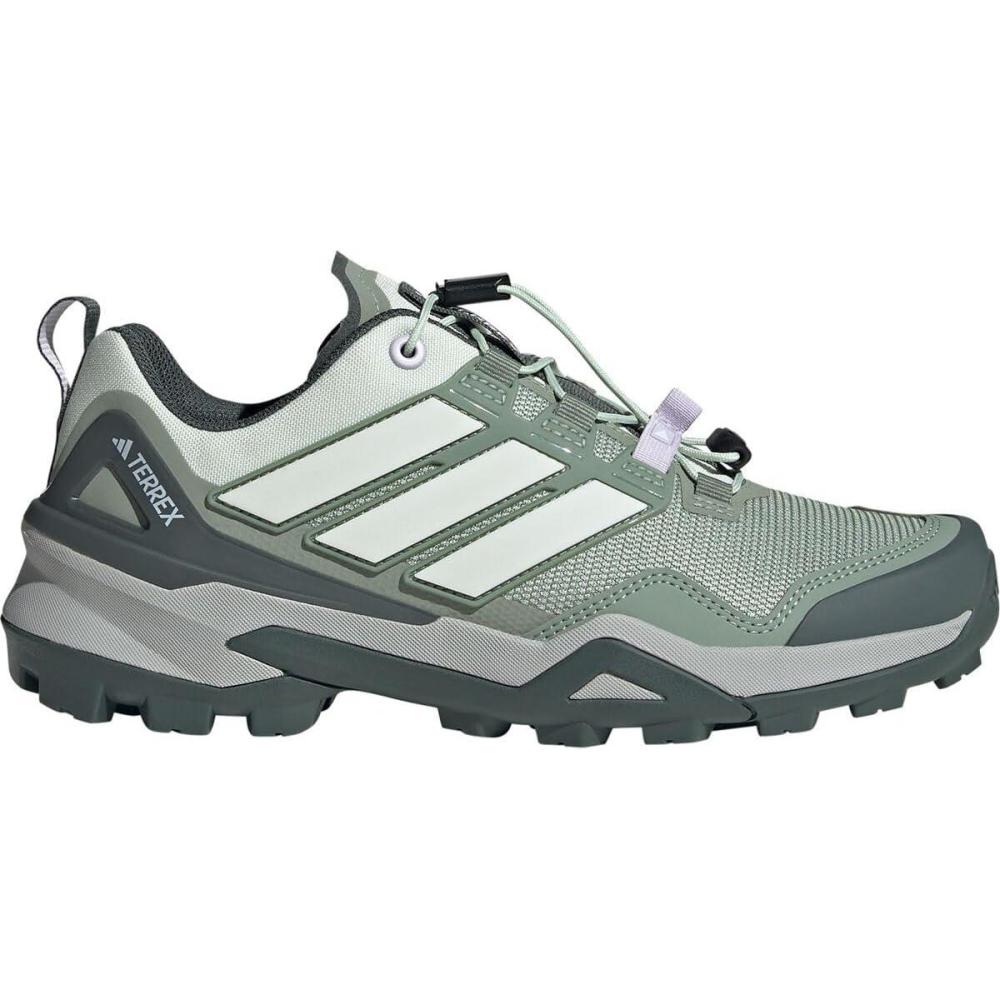 imageadidas Womens Terrex Skychaser Hiking Shoes SneakerLinen GreenOff WhiteSilver Dawn