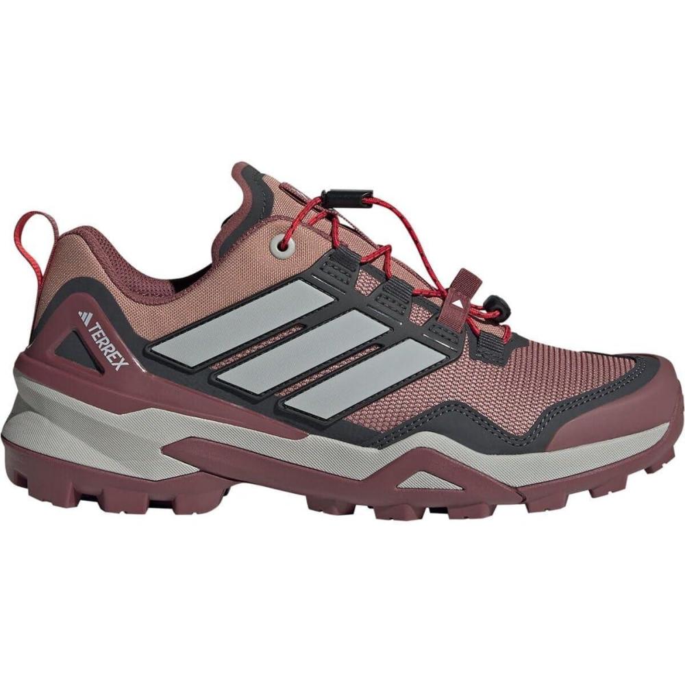 imageadidas Womens Terrex Skychaser Hiking Shoes SneakerWarm ClayGreyQuiet Crimson