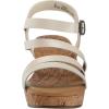 Blowfish Malibu Girl’s Liv-k (Little Big Kid) Wedge Sandal(Pearl White)