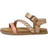 Blowfish Malibu Girl’s Mylo-T (Toddler/Little Kids) Flat Sandal(Rosegold/Cashew/Pink)