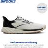 Brooks Men’s Anthem 7 Neutral Running Shoe(White/Black/Tan)