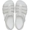 Crocs Girls’ Isabella Glitter Sandals(Silver Glitter)