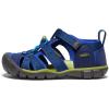 KEEN Boy’s, Seacamp II CNX Sandal – Little Kid(Blue Depths/Chartreuse)
