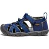 KEEN Boy’s, Seacamp II CNX Sandal – Little Kid(Blue Depths/Gargoyle)