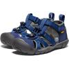 KEEN Boy’s, Seacamp II CNX Sandal – Little Kid(Blue Depths/Gargoyle)