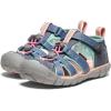 KEEN Boy’s, Seacamp II CNX Sandal – Little Kid(Flint Stone/Ocean Wave)