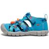 KEEN Boy’s, Seacamp II CNX Sandal – Little Kid(Smokey Bear/Fjord Blue)