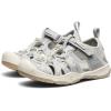 KEEN Kids’ Moxie Closed Toe Sandals(Silver/Silver)