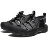 KEEN Men’s Newport H2 Closed Toe Water Sandal(Black/Steel Grey)
