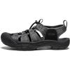 KEEN Men’s Newport H2 Closed Toe Water Sandal(Black/Steel Grey)