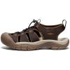 KEEN Men’s Newport H2 Closed Toe Water Sandal(Java/Golden Yellow)