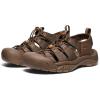 KEEN Men’s Newport H2 Closed Toe Water Sandal(Monochrome/Dark Earth)